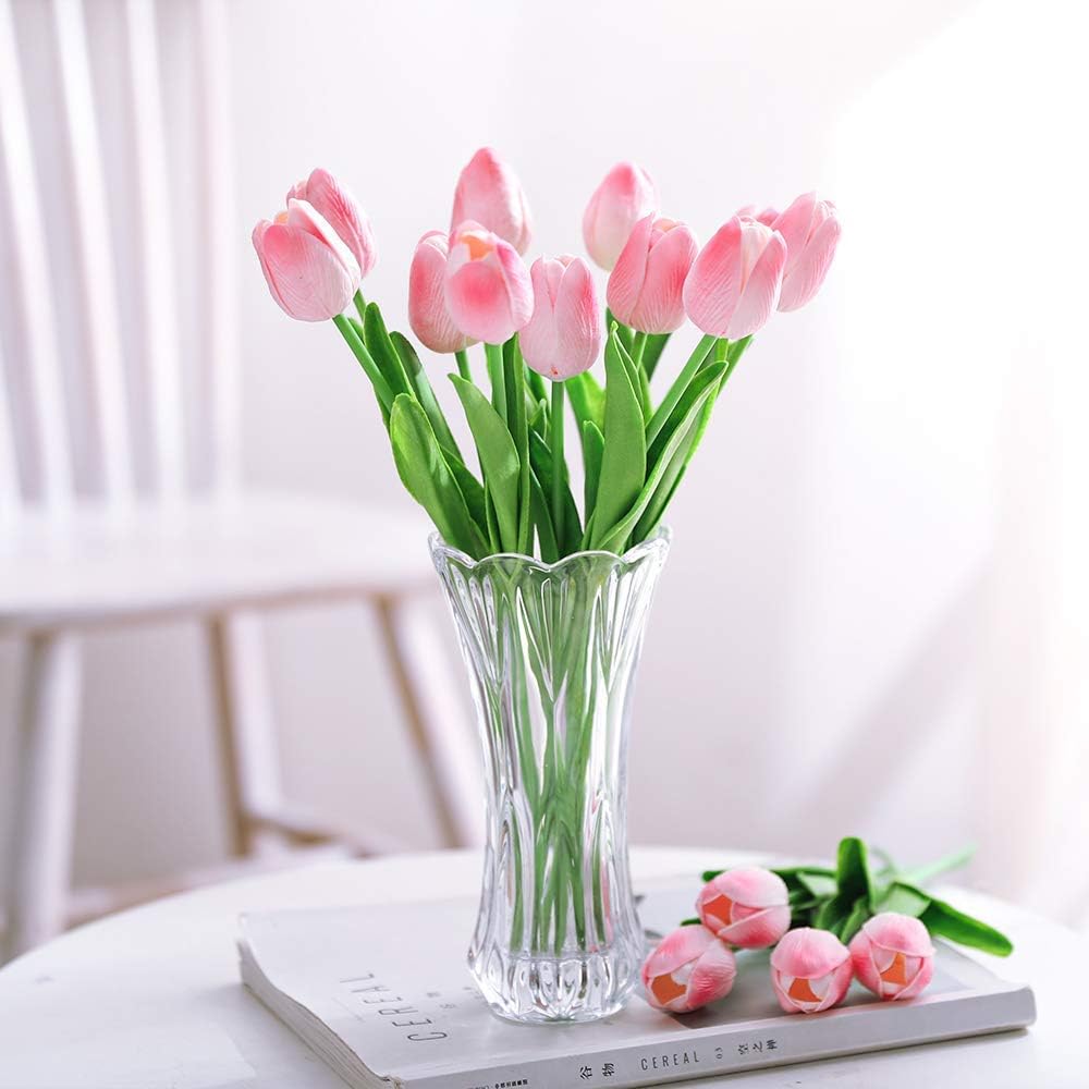 Artificial Tulips – Realistic Faux Tulip Bouquets for Vase & Home Décor