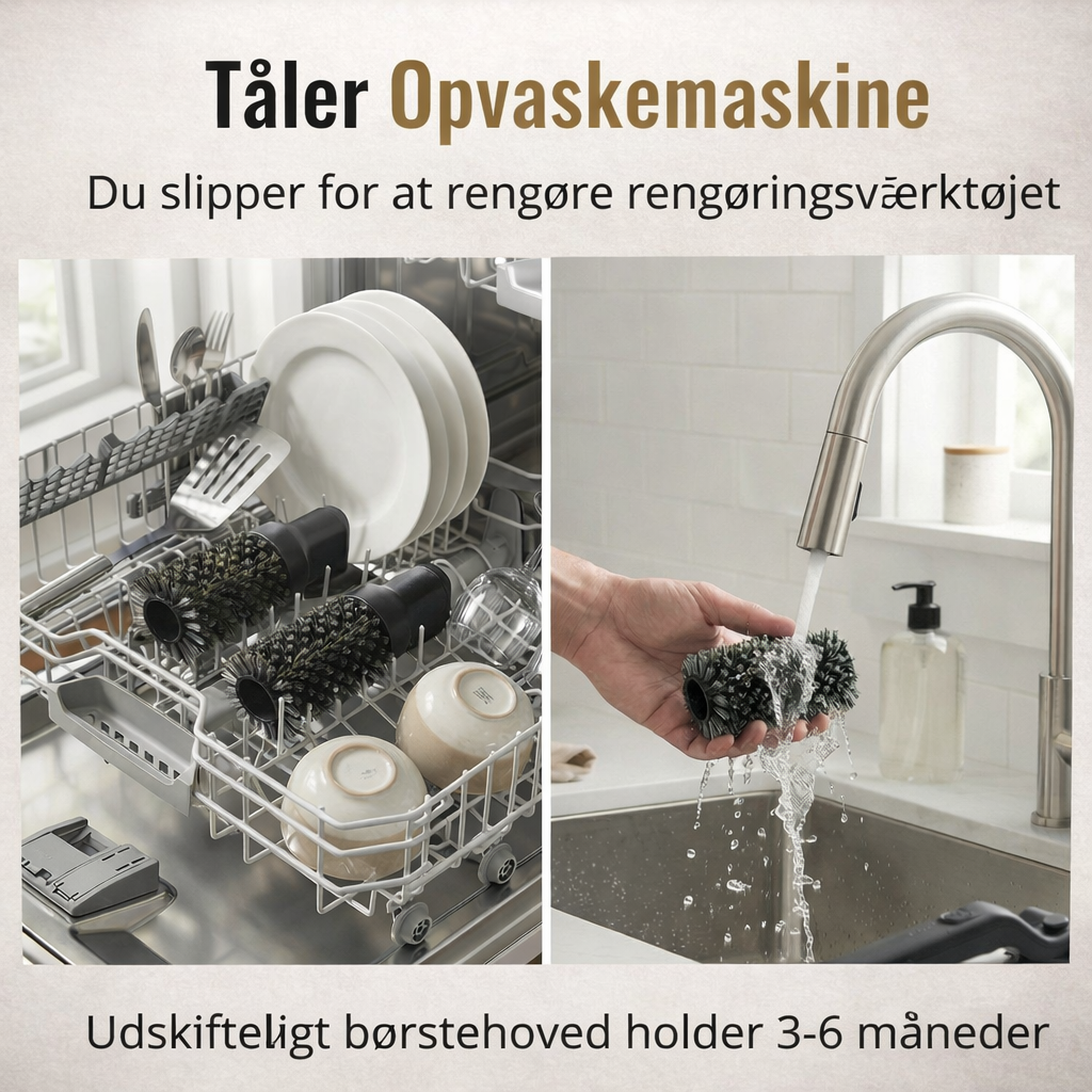 Elektrisk BBQ Grillbørste – Trådløs Grillrenser til Grill & Udendørs Rengøring