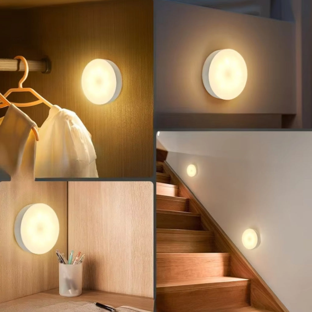 LED Sensor Night Light – Rechargeable Wireless Night Light with Motion Sensor