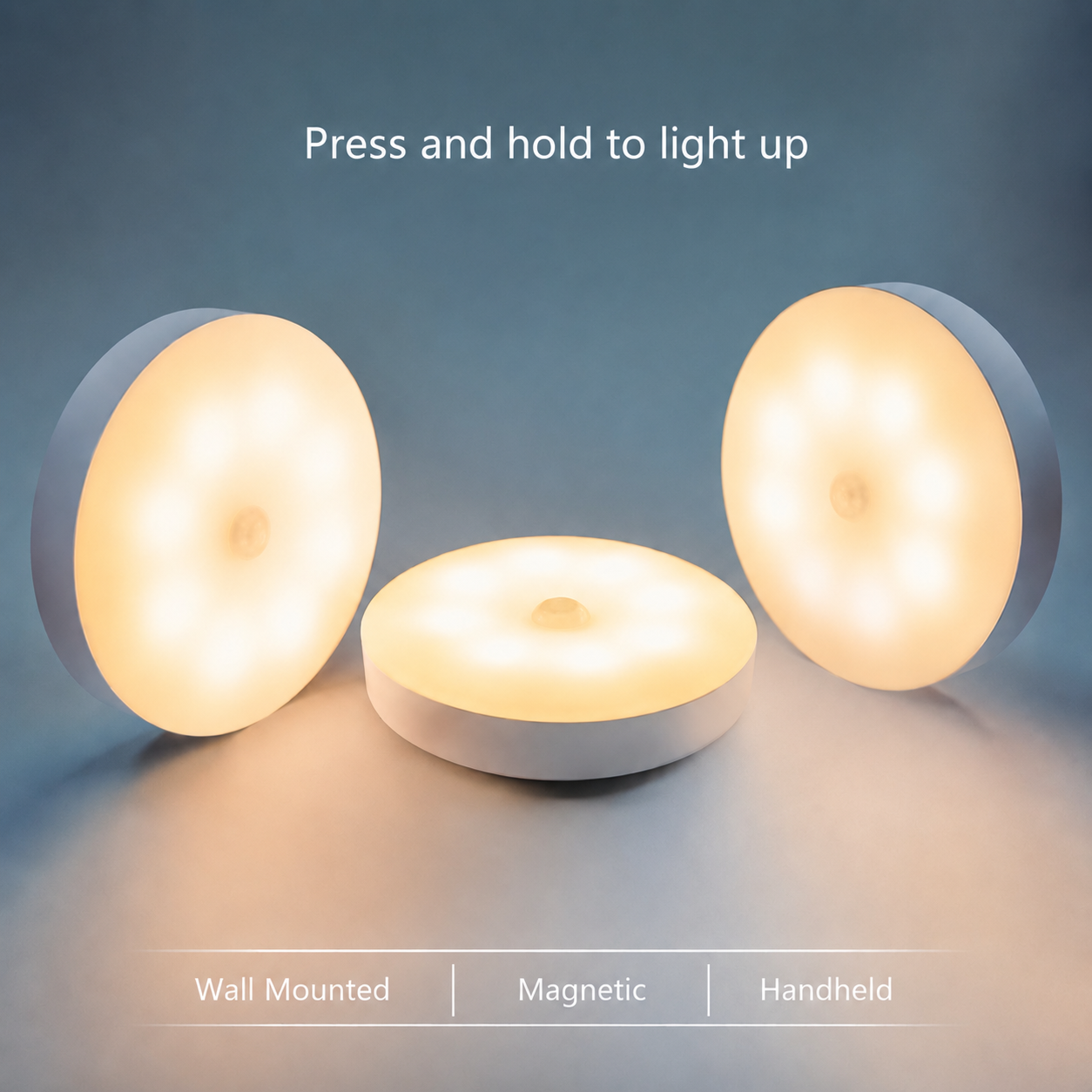 LED Sensor Night Light – Rechargeable Wireless Night Light with Motion Sensor