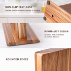 Magnetic Knife Holder in Acacia Wood – Magnetic Knife Block for the Kitchen