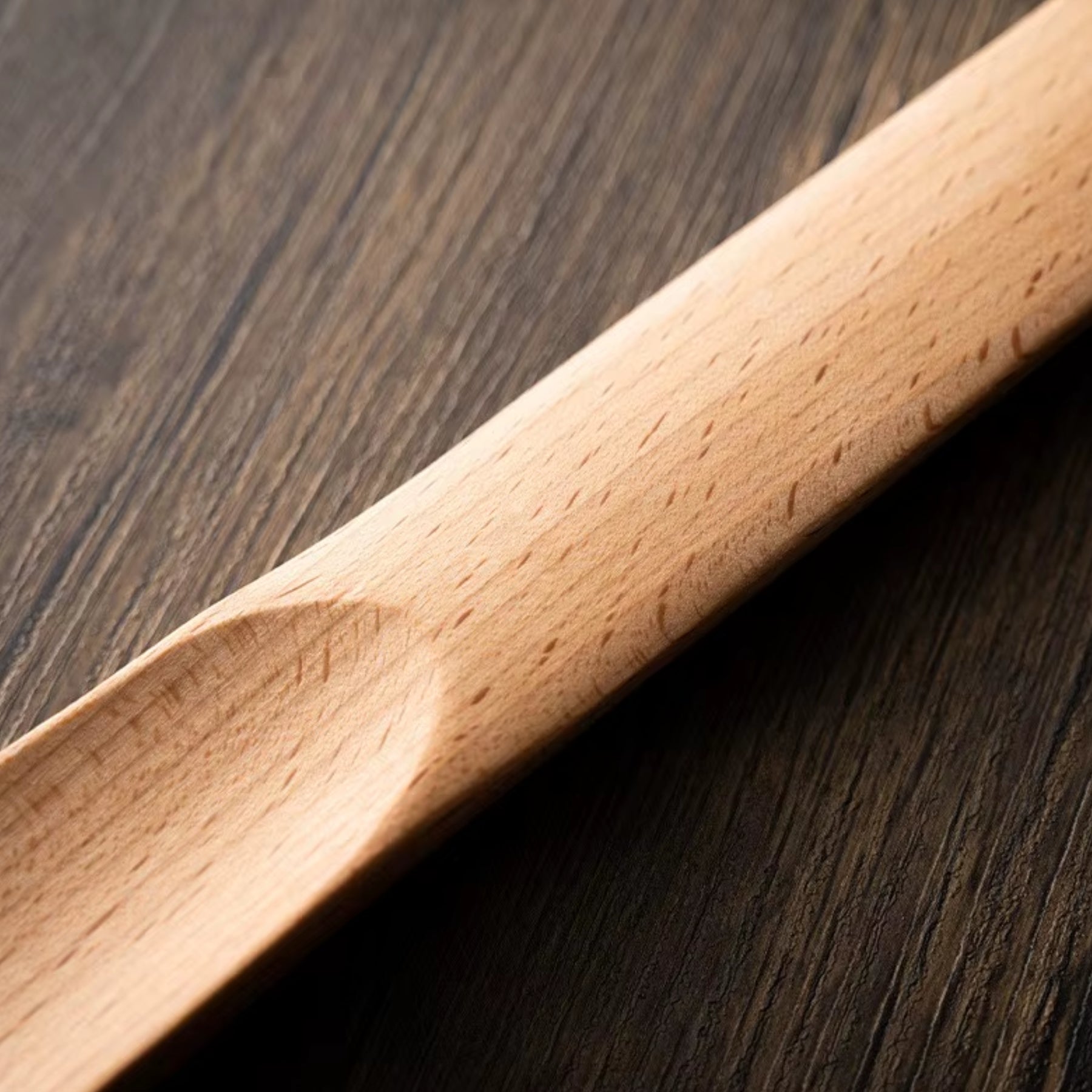 Premium Wooden Shoe Horn with Magnetic Holder – Long Beech Wood Shoe Horn 55 cm