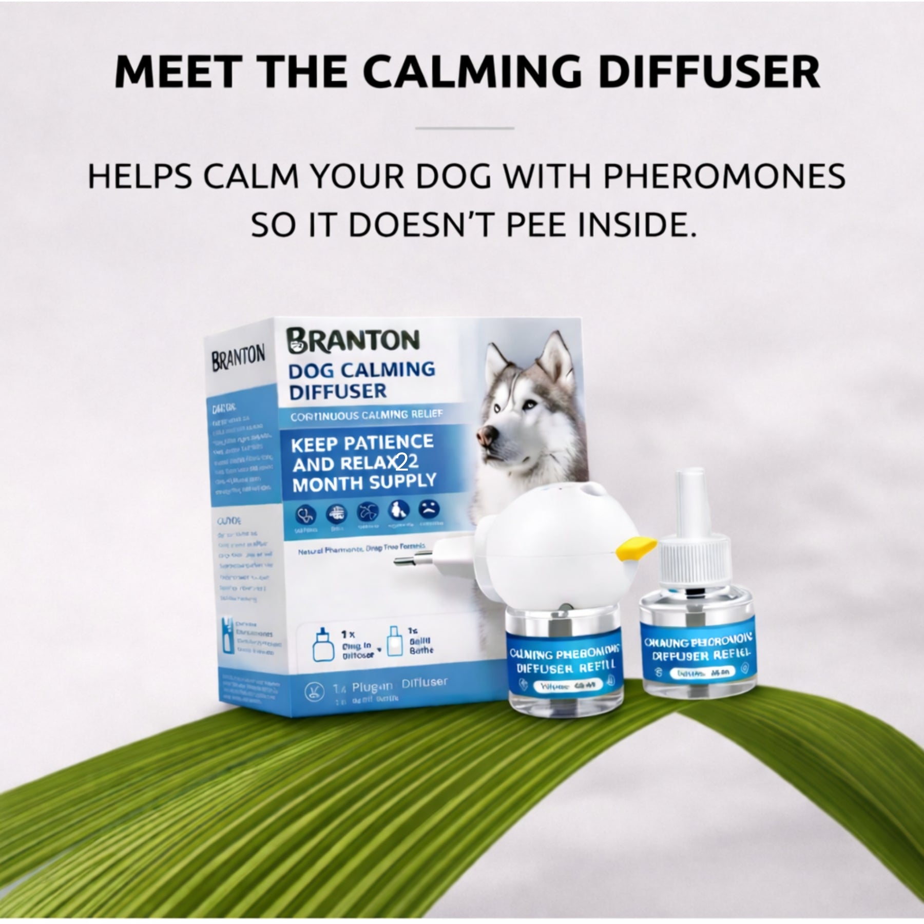 Branton™ - Stop Indoor Peeing – Dog Calming Pheromone Diffuser