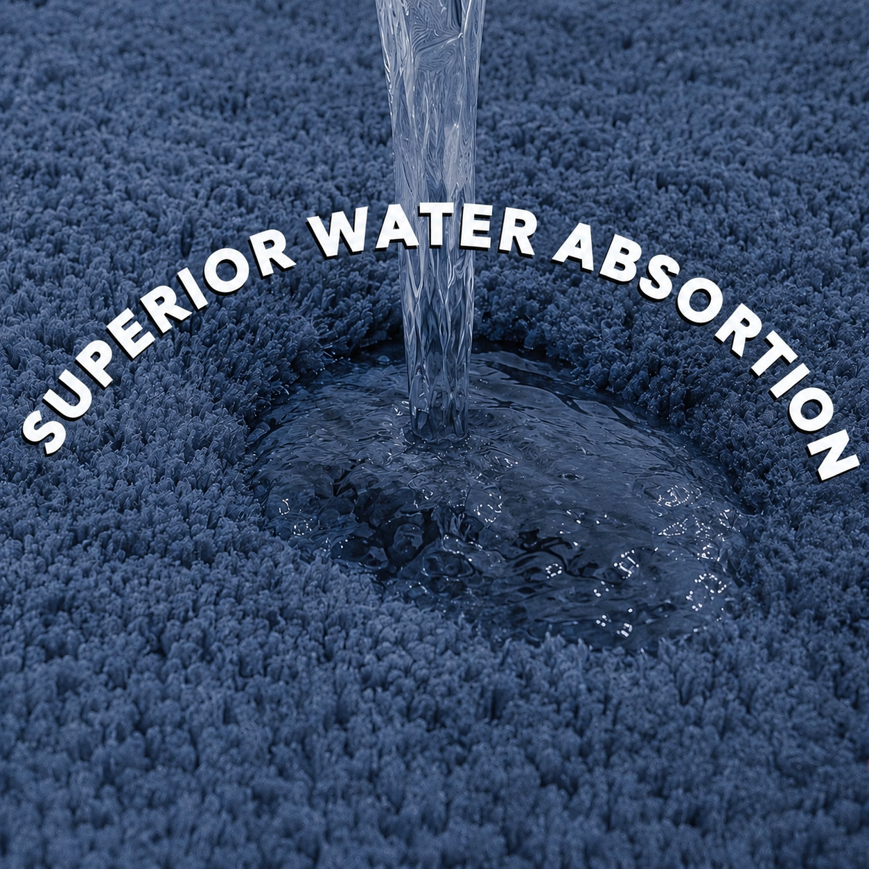 Soft Bathroom Mat with Non-Slip Bottom – Absorbent Bath Mat for Bathroom, Toilet & Shower Area