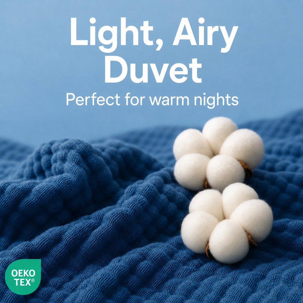 Soft Muslin Cotton Blanket – Breathable & Comfortable 100% Cotton Throw Blanket