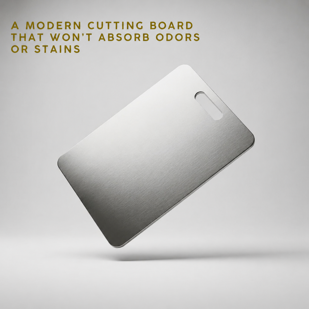 Stainless Steel Cutting Board – Double-Sided Kitchen Cutting Board for Food Preparation
