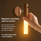 Wireless LED Wall Light with Motion Sensor – Rechargeable Magnetic Night Light for Bedroom, Stairs & Hallway