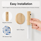 Wireless LED Wall Light with Motion Sensor – Rechargeable Magnetic Night Light for Bedroom, Stairs & Hallway