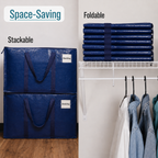 Zipper Storage Bags – Heavy-Duty Moving Bags for Clothes, Duvets & Home Organisation