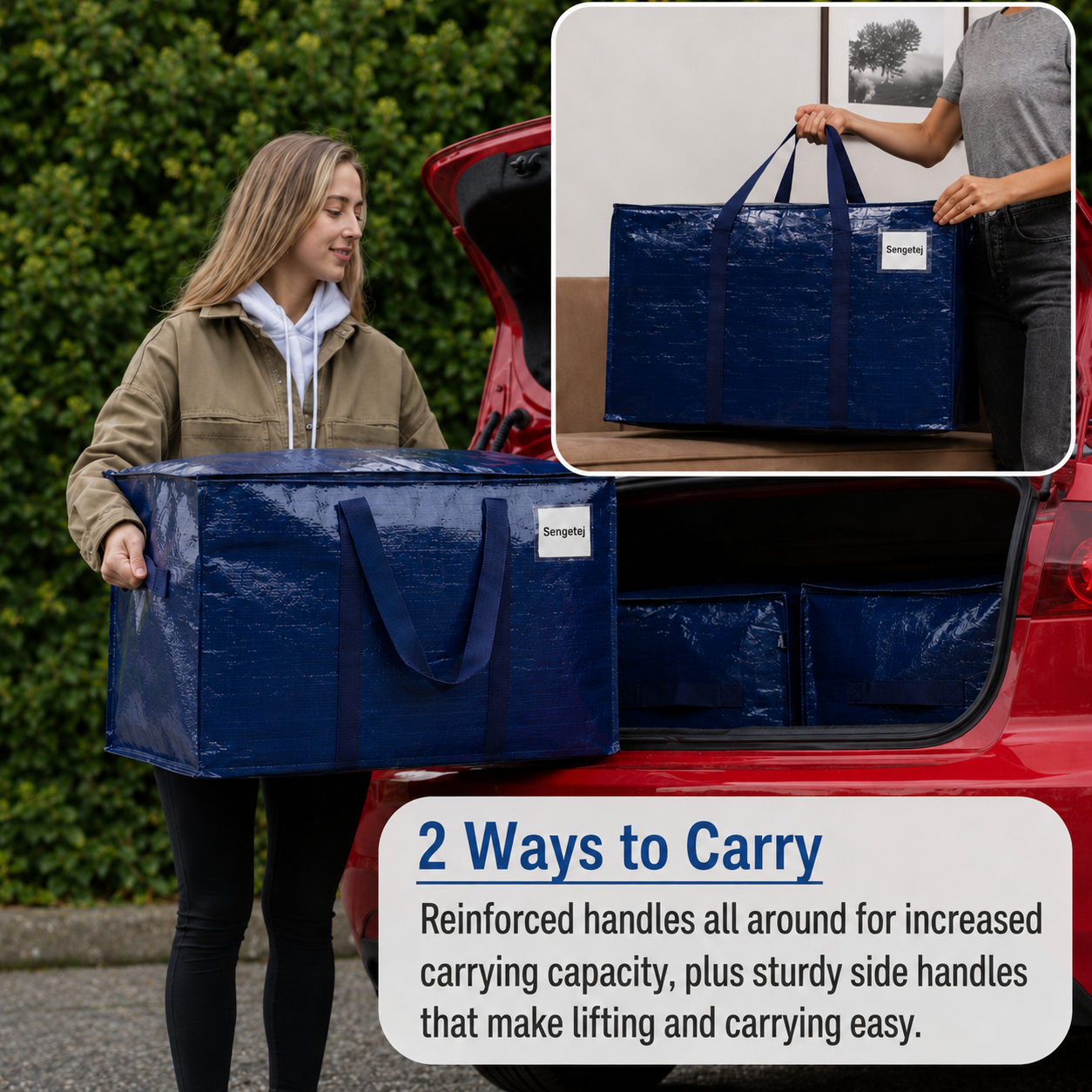Zipper Storage Bags – Heavy-Duty Moving Bags for Clothes, Duvets & Home Organisation