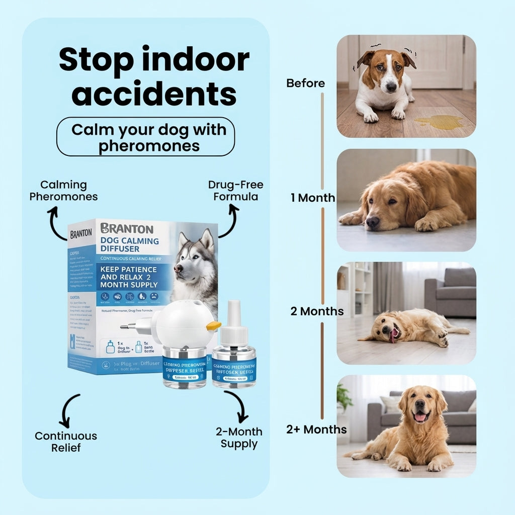 Branton™ - Stop Indoor Peeing – Dog Calming Pheromone Diffuser
