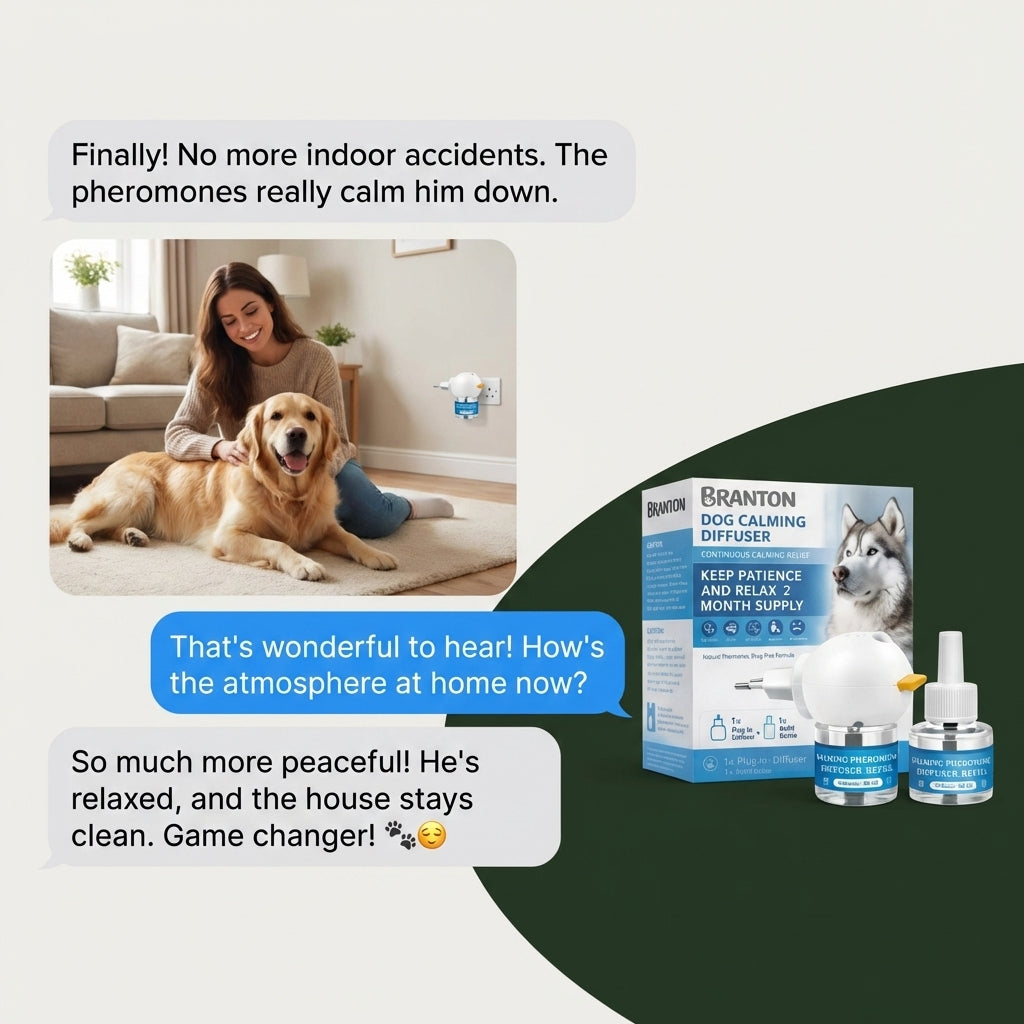 Branton™ - Stop Indoor Peeing – Dog Calming Pheromone Diffuser